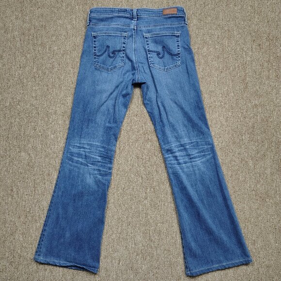 ADRIANO GOLDSCHMIED Angel Jeans Women 27 Blue Boot Cut Stretch Denim AG - Picture 5 of 10